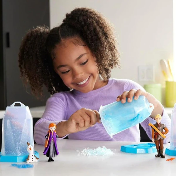 Set surpriză disney frozen ice reveal cu gel de gheață squishy, 6 modele, 4 modele 16