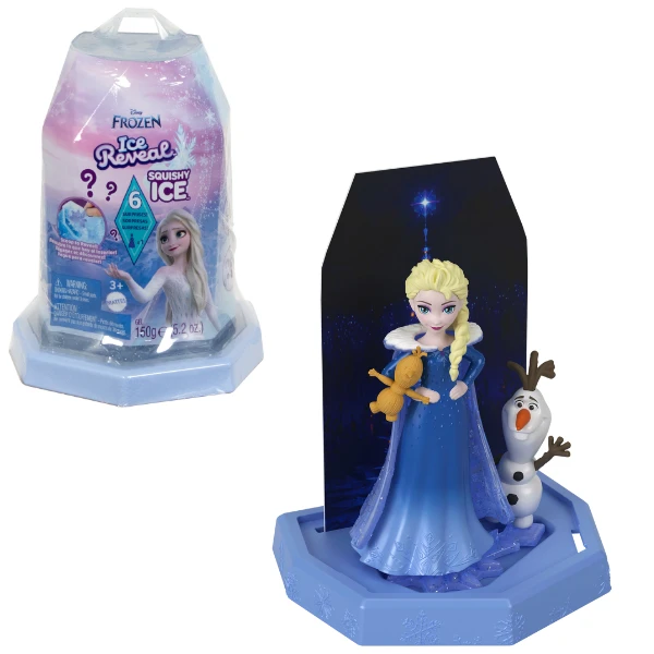 Set surpriză disney frozen ice reveal cu gel de gheață squishy, 6 modele, 4 modele 5