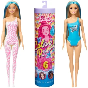 Păpușa barbie color reveal gama "inspirat de curcubeu", tema anilor 1960 Thumbnail 2