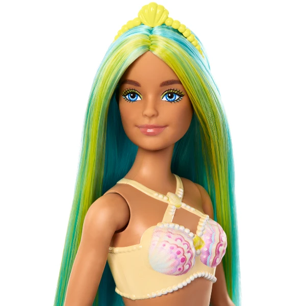 Păpușa barbie dreamtopia "sirena cu păr albastru - verde" 5