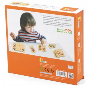 Joc logic de puzzle  „învățăm să ne îmbrăcăm”, 28 elem. Thumbnail 9