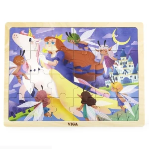 Puzzle din lemn "zburând pe unicorn", 24 elem. Thumbnail 2