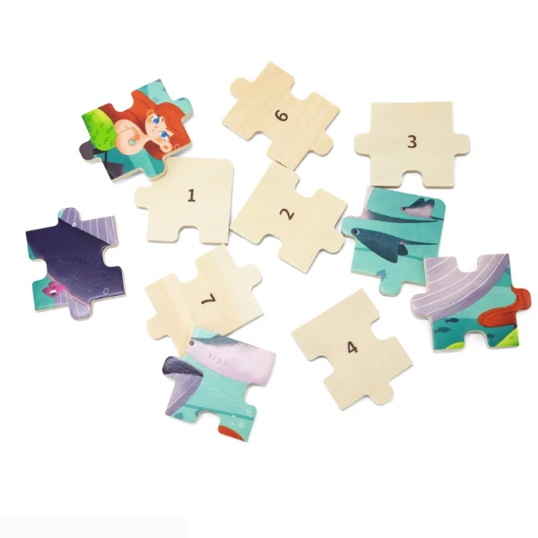Puzzle din lemn "universul subacvatic", 24 elem. 4