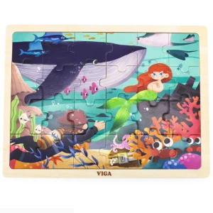 Puzzle din lemn "universul subacvatic", 24 elem. Thumbnail 2