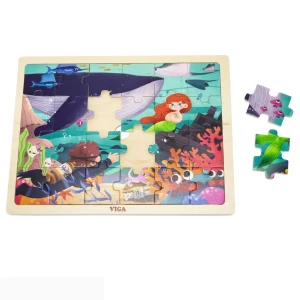 Puzzle din lemn "universul subacvatic", 24 elem. Thumbnail 3