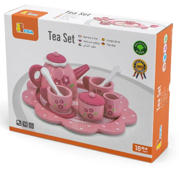 Veselă din lemn "set de ceai" 3