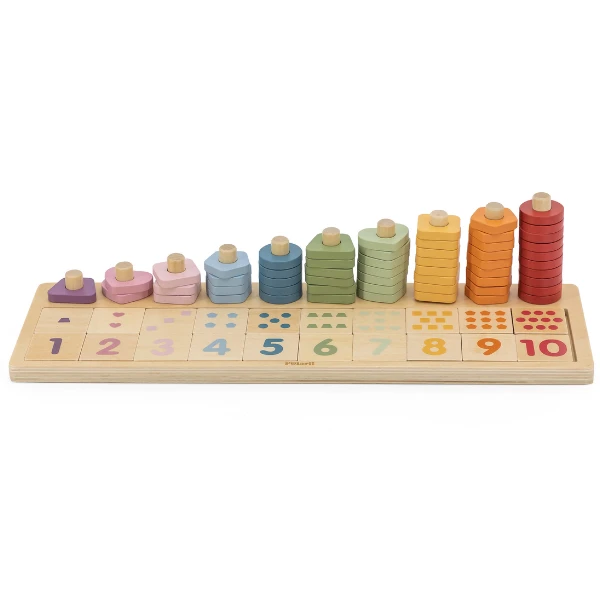 Jucărie educațională din lemn „cifre și calcul” 6