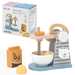 Деревянный игровой набор "миксер", 4 предмета