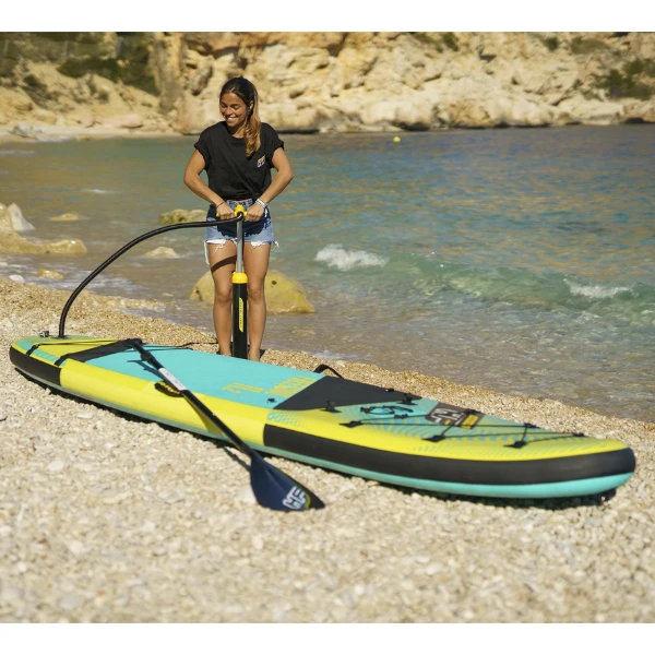 Bestway sup-доска 2 в 1 freesoul tech convertible 340 х 89 х 15 см с сиденьем, веслом, насосом 17