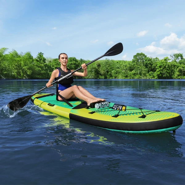 Bestway sup-доска 2 в 1 freesoul tech convertible 340 х 89 х 15 см с сиденьем, веслом, насосом 2