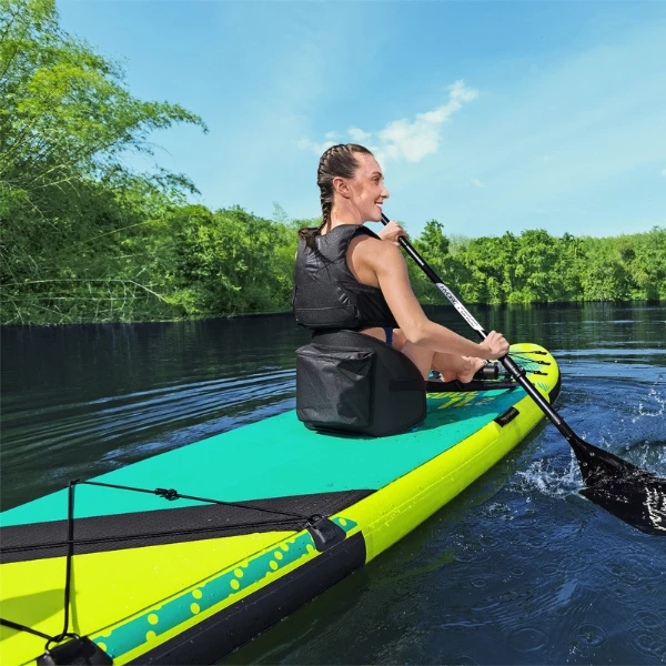 Bestway sup-доска 2 в 1 freesoul tech convertible 340 х 89 х 15 см с сиденьем, веслом, насосом 26