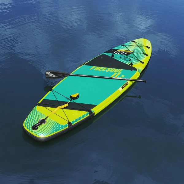 Bestway sup-доска 2 в 1 freesoul tech convertible 340 х 89 х 15 см с сиденьем, веслом, насосом 29