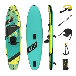 Bestway sup - placă 2 în 1 freesoul tech convertible 340 х 89 х 15 cm cu cu scaun, vâslă, pompă