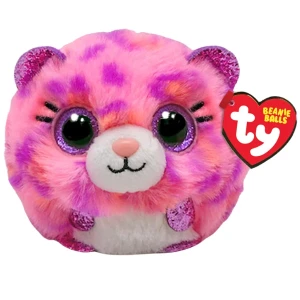 Розовый леопард topaz 10 см (beanie balls)
