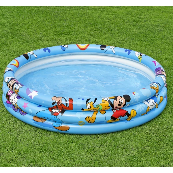 Bestway piscină gonflabilă pentru copii "mickey mouse", 122х25 cm,140 l, 2+ 5