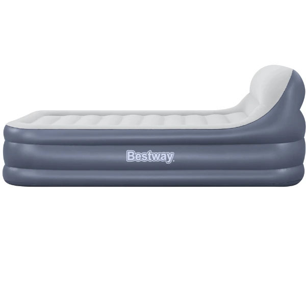 Bestway надувной матрас со встроенным электронасосом 220 v и изголовьем, 152x226x84 см 5