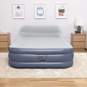 Bestway надувной матрас со встроенным электронасосом 220 v и изголовьем, 152x226x84 см Thumbnail 9