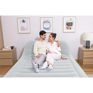 Bestway надувной матрас со встроенным электронасосом 220 v и изголовьем, 152x226x84 см Thumbnail 10