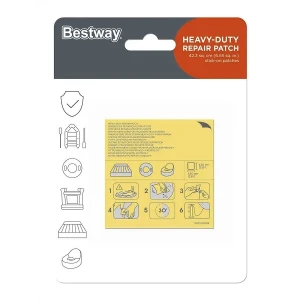 Bestway set reparație 6,5 x 6,5 cm, plasturi autoadezivi, 10 buc