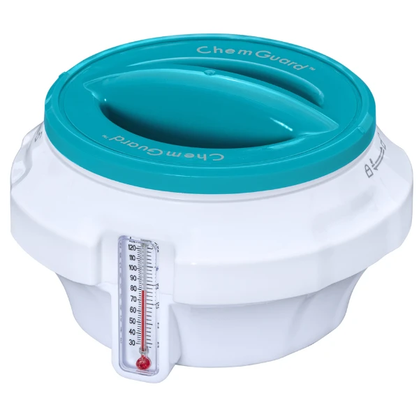 Bestway dozator plutitor cu termometru și mănușă de protecție pentru tablete de 7,6 cm 4