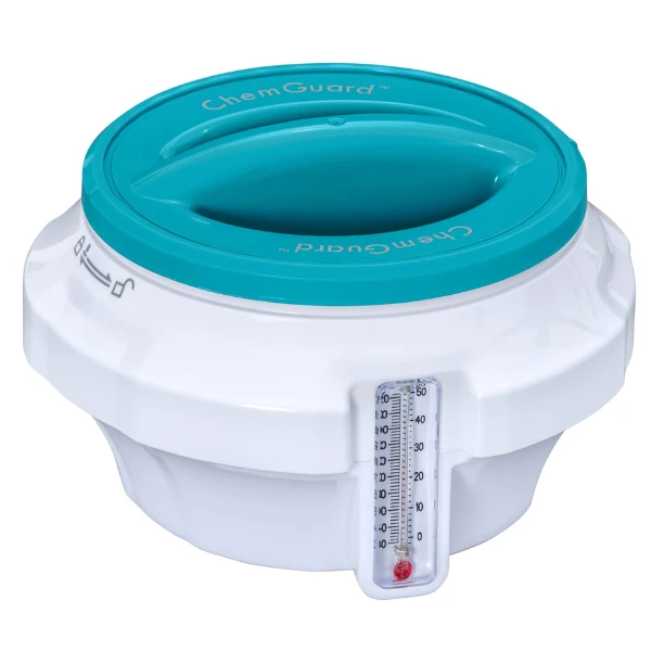 Bestway dozator plutitor cu termometru și mănușă de protecție pentru tablete de 7,6 cm 5