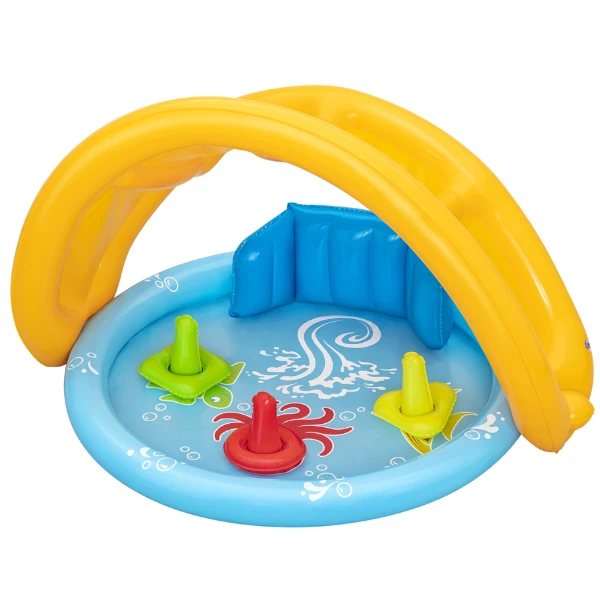 Bestway piscină gonflabilă pentru copii cu baldachin "scoica de mare" 115x89x76 cm, 45 l, de la 6 luni 20