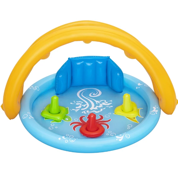 Bestway piscină gonflabilă pentru copii cu baldachin "scoica de mare" 115x89x76 cm, 45 l, de la 6 luni 23