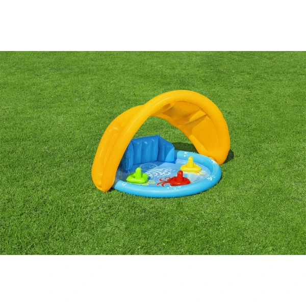 Bestway piscină gonflabilă pentru copii cu baldachin "scoica de mare" 115x89x76 cm, 45 l, de la 6 luni 9