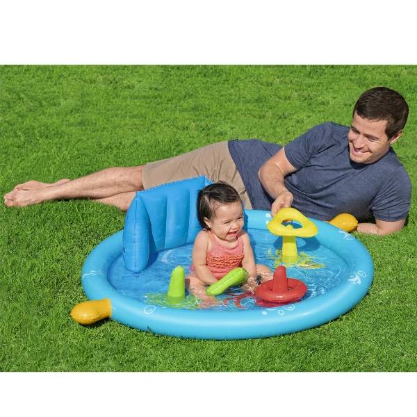Bestway piscină gonflabilă pentru copii cu baldachin "scoica de mare" 115x89x76 cm, 45 l, de la 6 luni 15