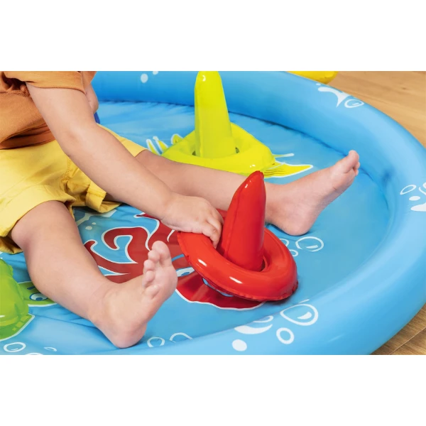 Bestway piscină gonflabilă pentru copii cu baldachin "scoica de mare" 115x89x76 cm, 45 l, de la 6 luni 5