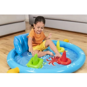 Bestway piscină gonflabilă pentru copii cu baldachin "scoica de mare" 115x89x76 cm, 45 l, de la 6 luni Thumbnail 3
