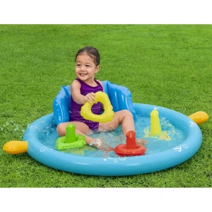 Bestway piscină gonflabilă pentru copii cu baldachin "scoica de mare" 115x89x76 cm, 45 l, de la 6 luni Thumbnail 26