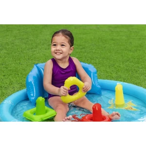 Bestway piscină gonflabilă pentru copii cu baldachin "scoica de mare" 115x89x76 cm, 45 l, de la 6 luni Thumbnail 27