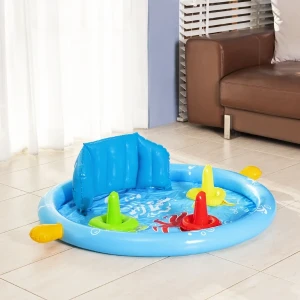 Bestway piscină gonflabilă pentru copii cu baldachin "scoica de mare" 115x89x76 cm, 45 l, de la 6 luni Thumbnail 12