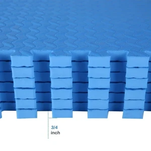 Asternut de protectie moale, puzzle mat, 104 x 2 x 104 cm Thumbnail 2
