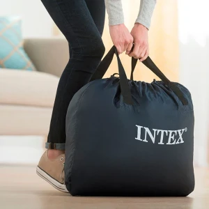 Intex pat gonflabil “velur ultra plush” 99х191х46 cm cu pompă încorporată 220v, până la 136 kg Thumbnail 6
