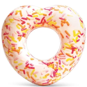 INTEX Cerc gonflabil &quot;Donut în forma de inimă&quot;, 94x89x25 cm, pînă la 80 kg, 9+
