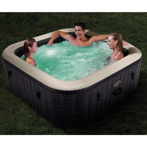 Intex jacuzzi spa gonflabil “greystone deluxe” 211×211×71, 795l, 4 persoane 23