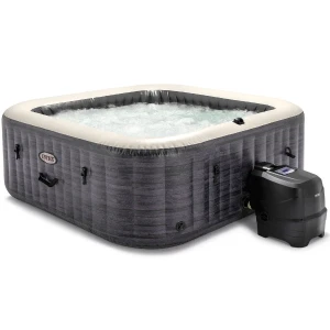 Intex jacuzzi spa gonflabil “greystone deluxe” 211×211×71, 795l, 4 persoane Thumbnail 3