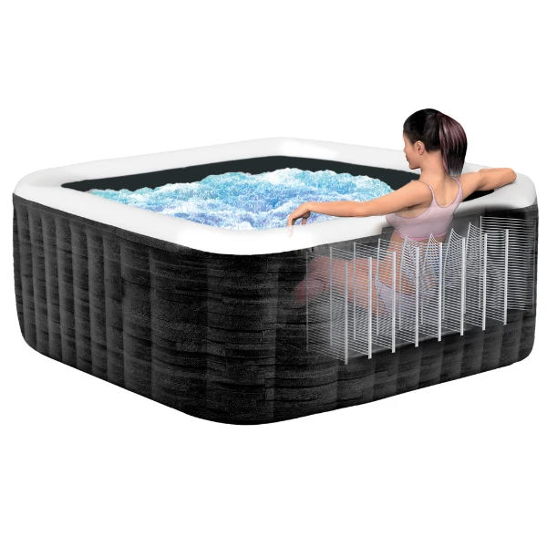 Intex jacuzzi spa gonflabil “greystone deluxe” 239х239х71, 1098l, 6 persoane 2
