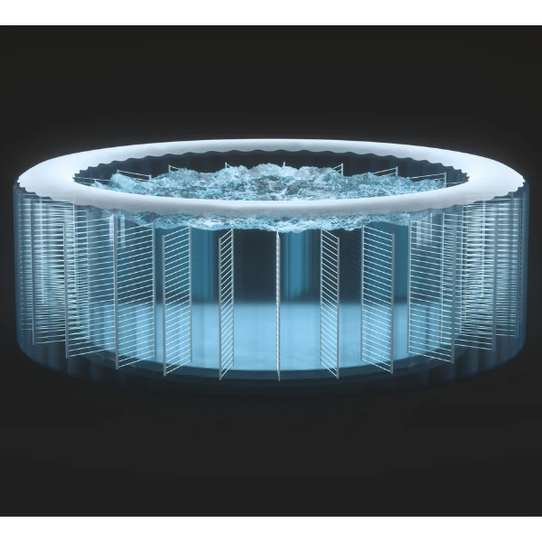 Intex jacuzzi spa gonflabil “greystone deluxe” 239х239х71, 1098l, 6 persoane 10