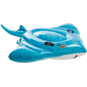 INTEX Plută-saltea gonflabilă &quot;Scat&quot; cu mânere, 180х135х28 cm, până la 40 kg, 3+