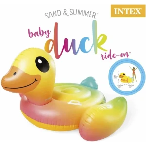 Intex надувной матрас-плот “уточка” с ручками, 147x147x81 см, до 40 кг, 3+ Thumbnail 5