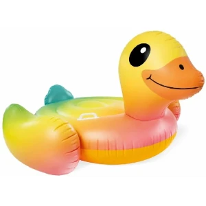 Intex plută-saltea gonflabilă “rățușca” cu mânere, 147x147x81 cm, până la 40 kg, 3+