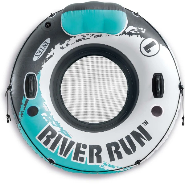 Intex надувной круг-кресло “river run” д 135 см с ручками, до 100кг 4