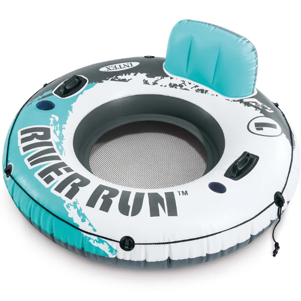 Intex надувной круг-кресло “river run” д 135 см с ручками, до 100кг 5