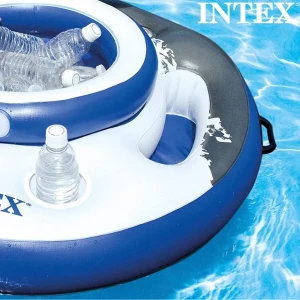 Intex надувной холодильник - мини бар "мега холод" д 89 см с подстаканниками Thumbnail 14