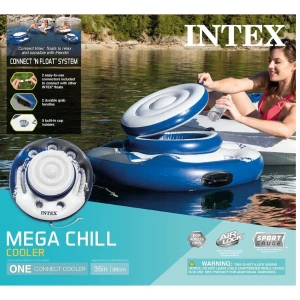 Intex надувной холодильник - мини бар "мега холод" д 89 см с подстаканниками Thumbnail 12