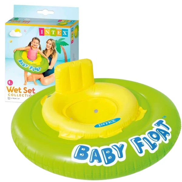 Intex cerc gonflabil cu decupaje pentru picioare d 76 cm, până la 15kg, 1-2 ani 4