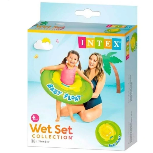 Intex cerc gonflabil cu decupaje pentru picioare d 76 cm, până la 15kg, 1-2 ani 3
